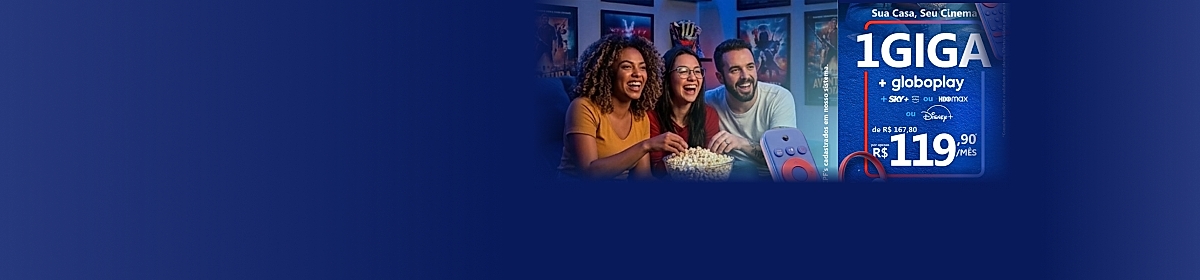 Imagem promocional da My Connect com destaque para internet fibra óptica